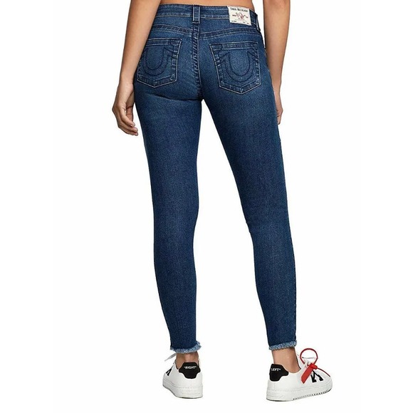 True Religion Jennie Curvy Ankle Stretch denim Jean size 25 * wom156 - Picture 4 of 7